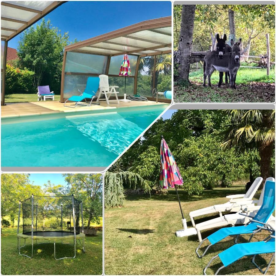 Mayrinhac-Lentour Maison De Charme Piscine Couverte Chauffee מראה חיצוני תמונה